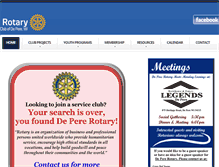 Tablet Screenshot of depererotary.com